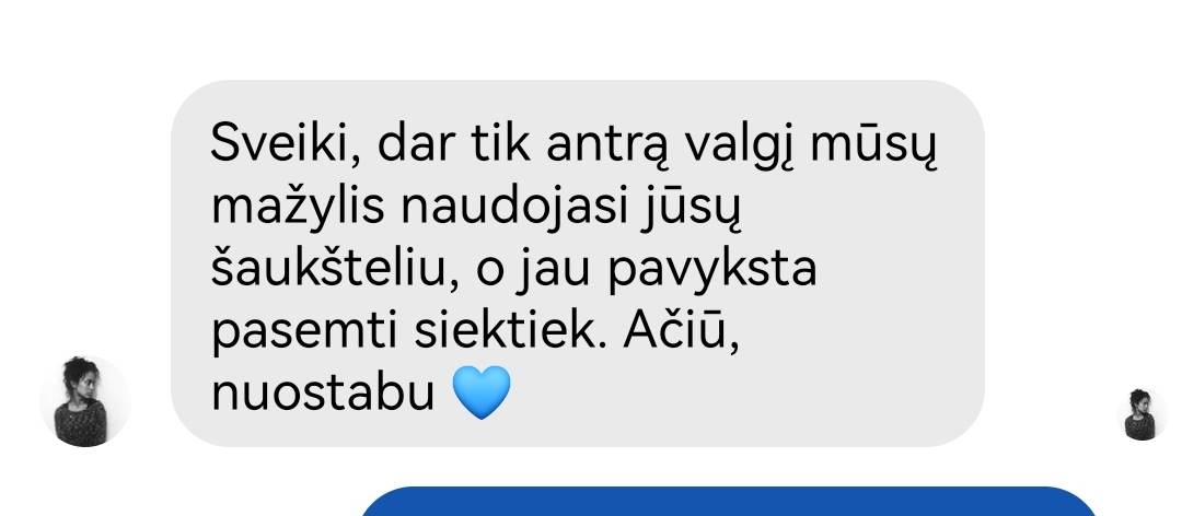 I CAN šaukštėliu atsiliepimai
