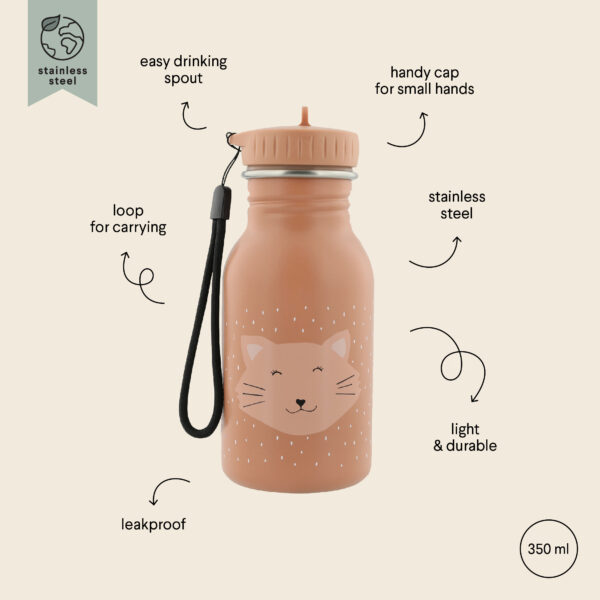 Nerūdijančio plieno butelis 350 ml - Mrs Cat