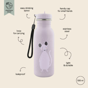 Nerūdijančio plieno butelis 500 ml - Mrs Mouse