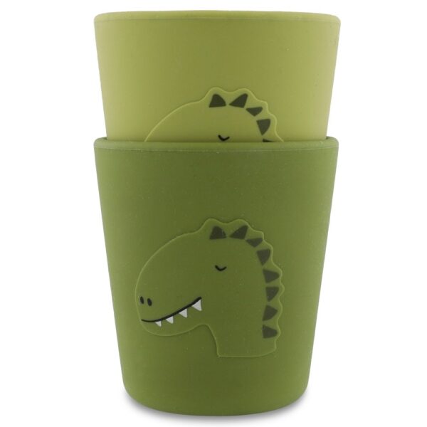 Silikoniniai puodeliai, 2 vnt. - Mr Dino
