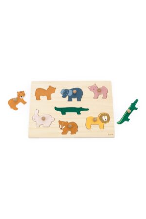 Medinė dėlionė, 7vnt - Trixie Baby Animals - Image 2
