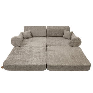 Didelė modulinė sofa vaikams - Premium Boucle, Tan Beige