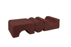 MeowBaby® Bearly formos rinkinys su 3 elementais – rudas - Image 2