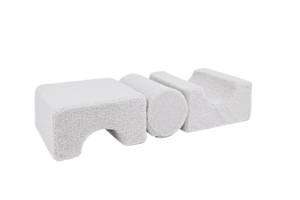 MeowBaby® Bearly formos rinkinys su 3 elementais – baltas - Image 2