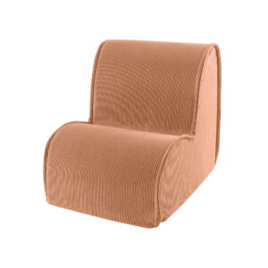 MeowBaby® kėdutė vaikams, velvetas - plyta