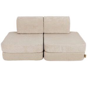 Maža modulinė sofa vaikams - Slimcord Ecru