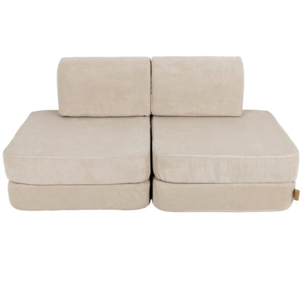 Maža modulinė sofa vaikams - Slimcord Ecru