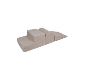 „Bearly Corduroy Shape Set“ 3 elementų rinkinys – šviesiai pilka