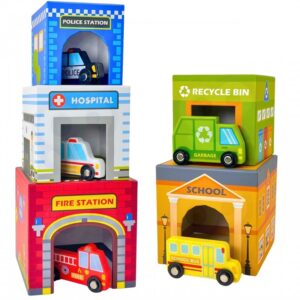 Miesto transporto priemonės dėžėse dėlionės kubeliai - Image 6
