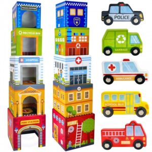 Miesto transporto priemonės dėžėse dėlionės kubeliai - Image 4