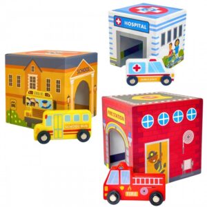 Miesto transporto priemonės dėžėse dėlionės kubeliai - Image 5
