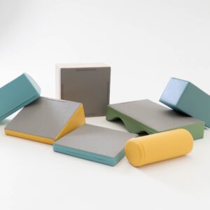 Soft Play 7 minkštų blokų rinkinys – pastelinės turkio spalvos atradėjas - Image 6