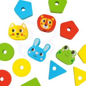 Montessori galvosūkių piramidė su gyvūnais - Image 9
