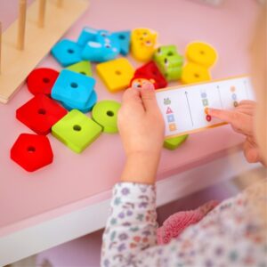 Montessori galvosūkių piramidė su gyvūnais - Image 10