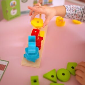 Montessori galvosūkių piramidė su gyvūnais - Image 15