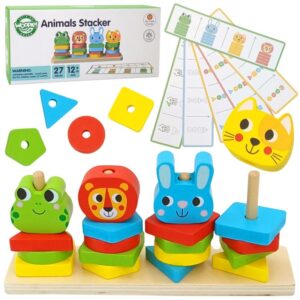 Montessori galvosūkių piramidė su gyvūnais - Image 2