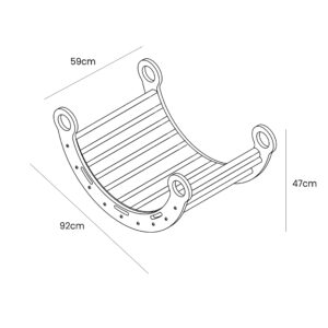 Snug Rocker vaikams – balta pagalvė - Image 4