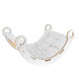 Snug Rocker vaikams – balta pagalvė