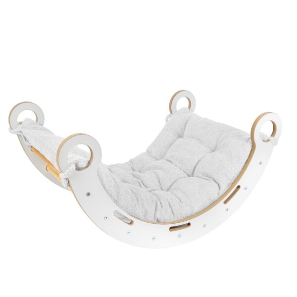 Snug Rocker vaikams – balta pagalvė