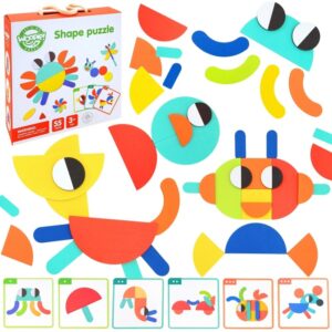 Medinė Montessori formos dėlionė - Image 12