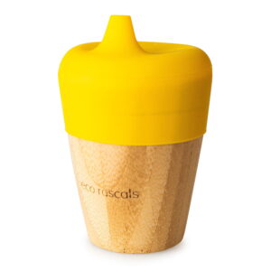 Bērnu krūzīte no bambusa Yellow
