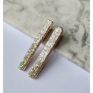 Matu sprādzes meitenēm - Minimal gold glitter