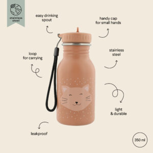Nerūsējošā tērauda pudele 350 ml - Mrs Cat