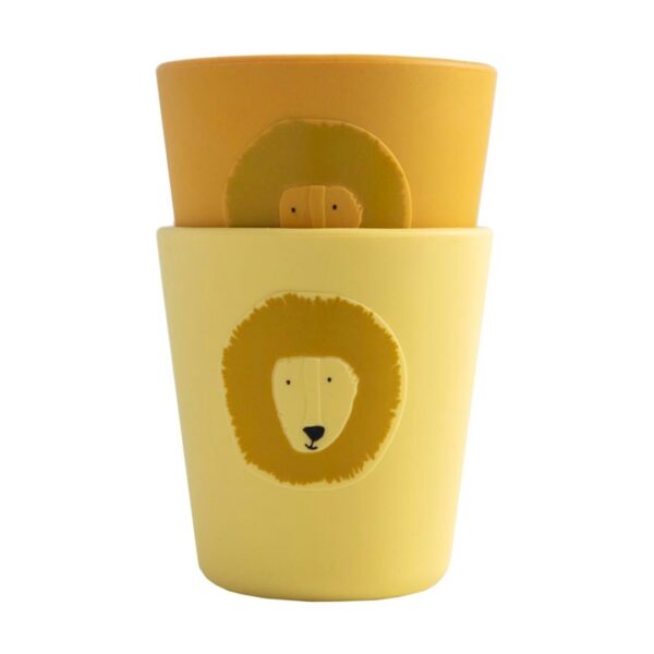 Silikona krūzes, 2-Pack - Mr Lion