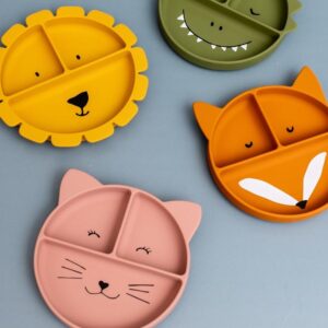 Silikona dalītā iesūkšanas plāksne bērniem – Mr Fox - Image 4