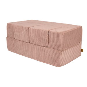 MeowBaby® Soft Velvet Cube dīvāns - pūderrozā - Image 3