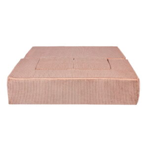 MeowBaby® Soft Velvet Cube dīvāns - pūderrozā - Image 5