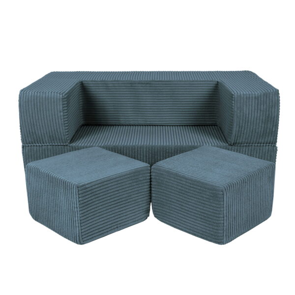 MeowBaby® Soft Velvet Cube dīvāns - tirkīzs