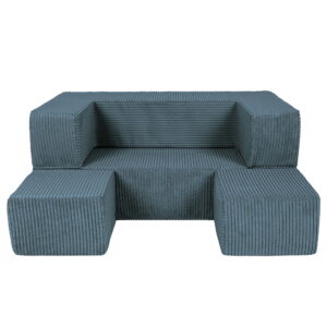 MeowBaby® Soft Velvet Cube dīvāns - tirkīzs - Image 5