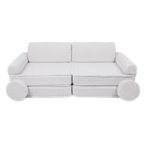 Liels moduļu dīvāns bērniem - Premium Bearly White