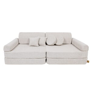 Liels moduļu dīvāns bērniem - Premium Boucle, Champagne Ecru - Image 2