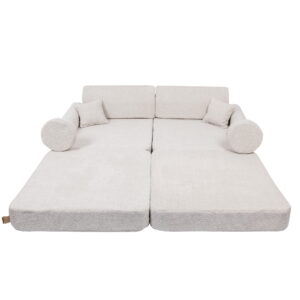 Liels moduļu dīvāns bērniem - Premium Boucle, Champagne Ecru - Image 8