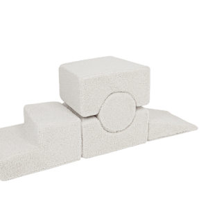 MeowBaby® Bearly formas komplekts ar 5 elementiem - Ecru