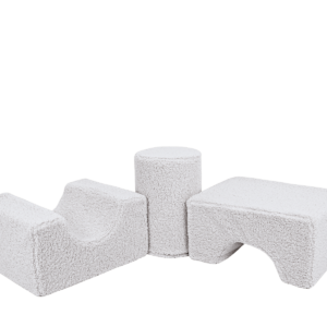 MeowBaby® Bearly formas komplekts ar 3 elementiem - balts