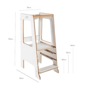 MeowBaby® saplākšņa virtuves palīgs Scandi - balts - Image 4