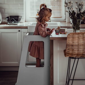 MeowBaby® saplākšņa virtuves palīgs Scandi - pelēks - Image 2