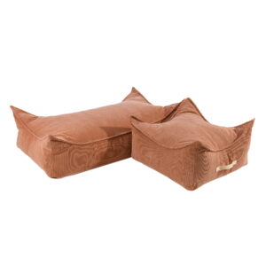 MeowBaby® pufs bērniem, kvadrātveida, velveta ķieģelis - Image 2
