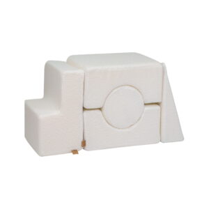 Boucle formas komplekts ar 5 elementiem - balts - Image 3