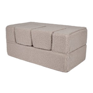 MeowBaby® Bearly Cube dīvāns - gaiši pelēks - Image 4