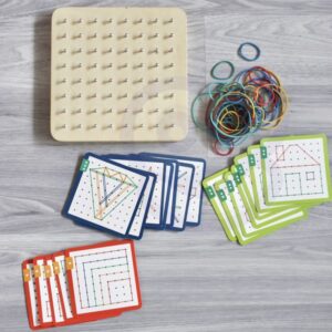 Koka puzle Geoplan on Rubber Bands, 69 gab - Image 7