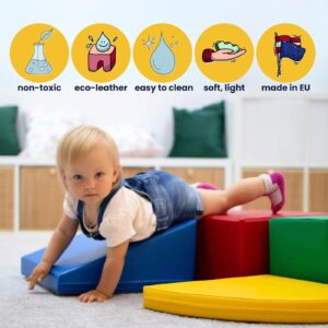 Soft Play 10 putu bloku komplekts - daudzkrāsains radošums - Image 2