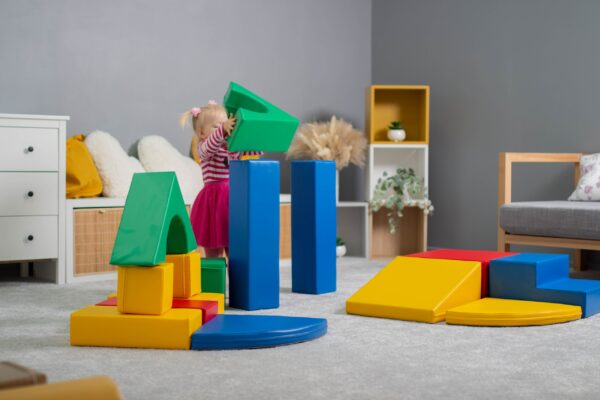 Soft Play 10 putu bloku komplekts - daudzkrāsains radošums