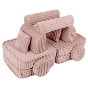 Vidējs modulārais dīvāns bērniem - Churros Pink