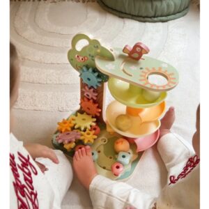 Montessori 4in1 bumbu celiņa aktivitāšu koks