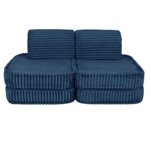 Mazs modulārais dīvāns bērniem - Churros Blue