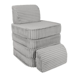 Mazs modulārais dīvāns bērniem - Churros Moon Grey - Image 2